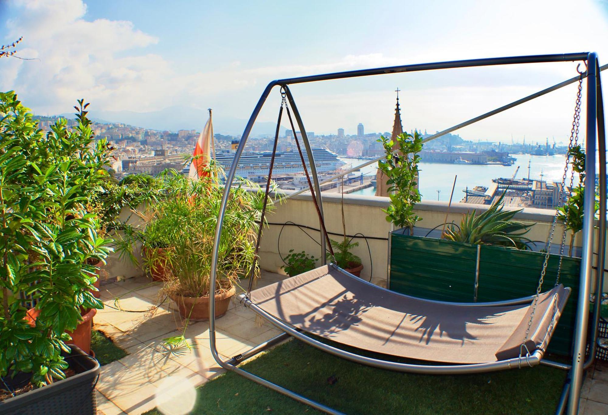 Terrazza Su - Attico Panoramico Vicino Acquario E Centro Citta Apartment Genua